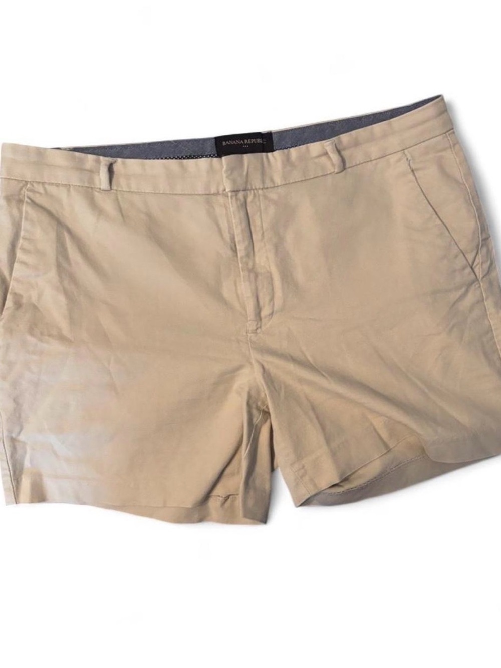 Banana Republic Women’s Khaki Chino Shorts - Beige Size 8